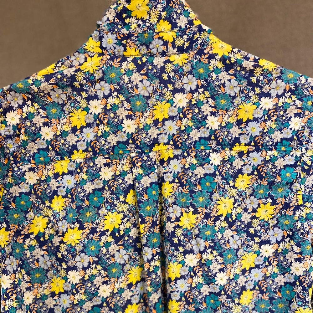 Old Navy “The Classic Shirt” Floral Print Blouse - Picture 3 of 5